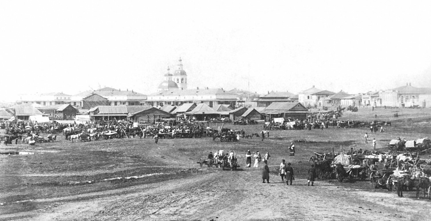 Фотография начала XXвека. Нижняя торговая (Базарная) площадь